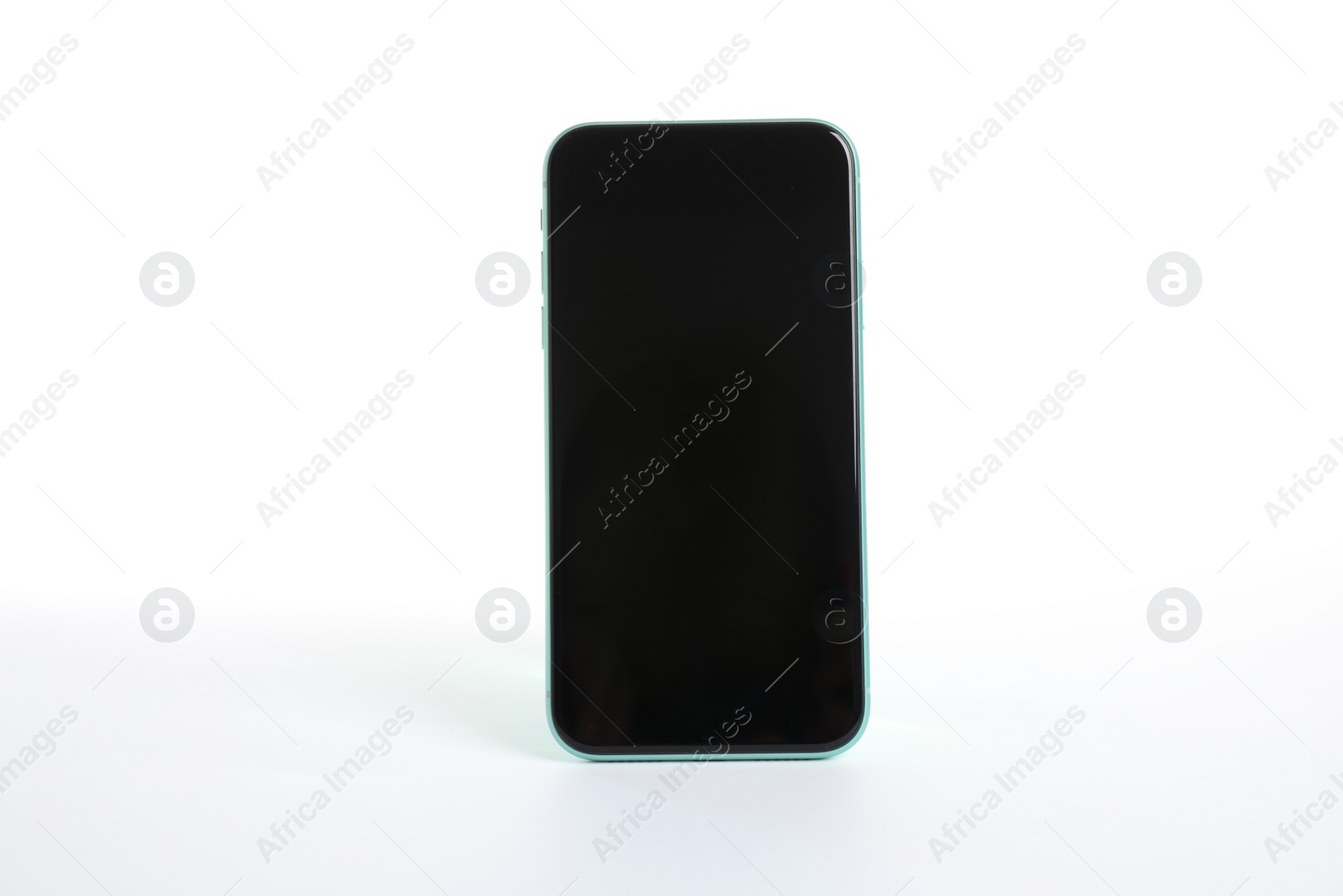 Photo of MYKOLAIV, UKRAINE - JULY 9, 2020: iPhone 11 isolated on white. Mockup for design