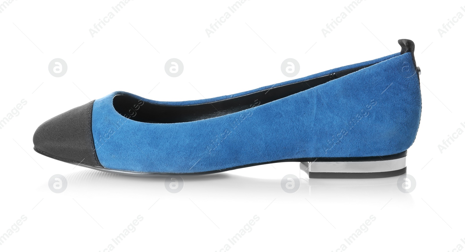 Photo of Female shoe on white background