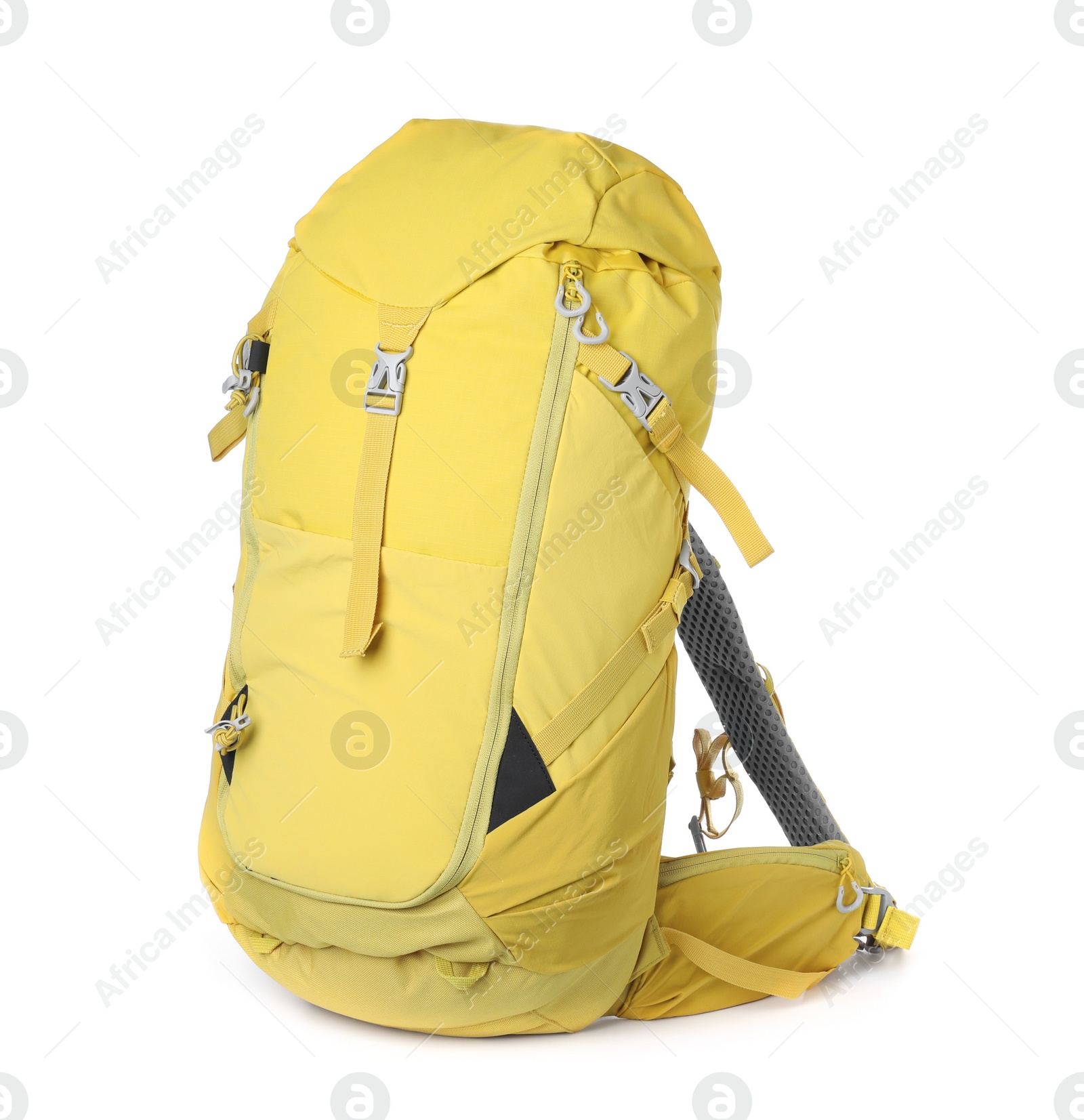 Photo of Hiking backpack isolated on white. Camping tourism