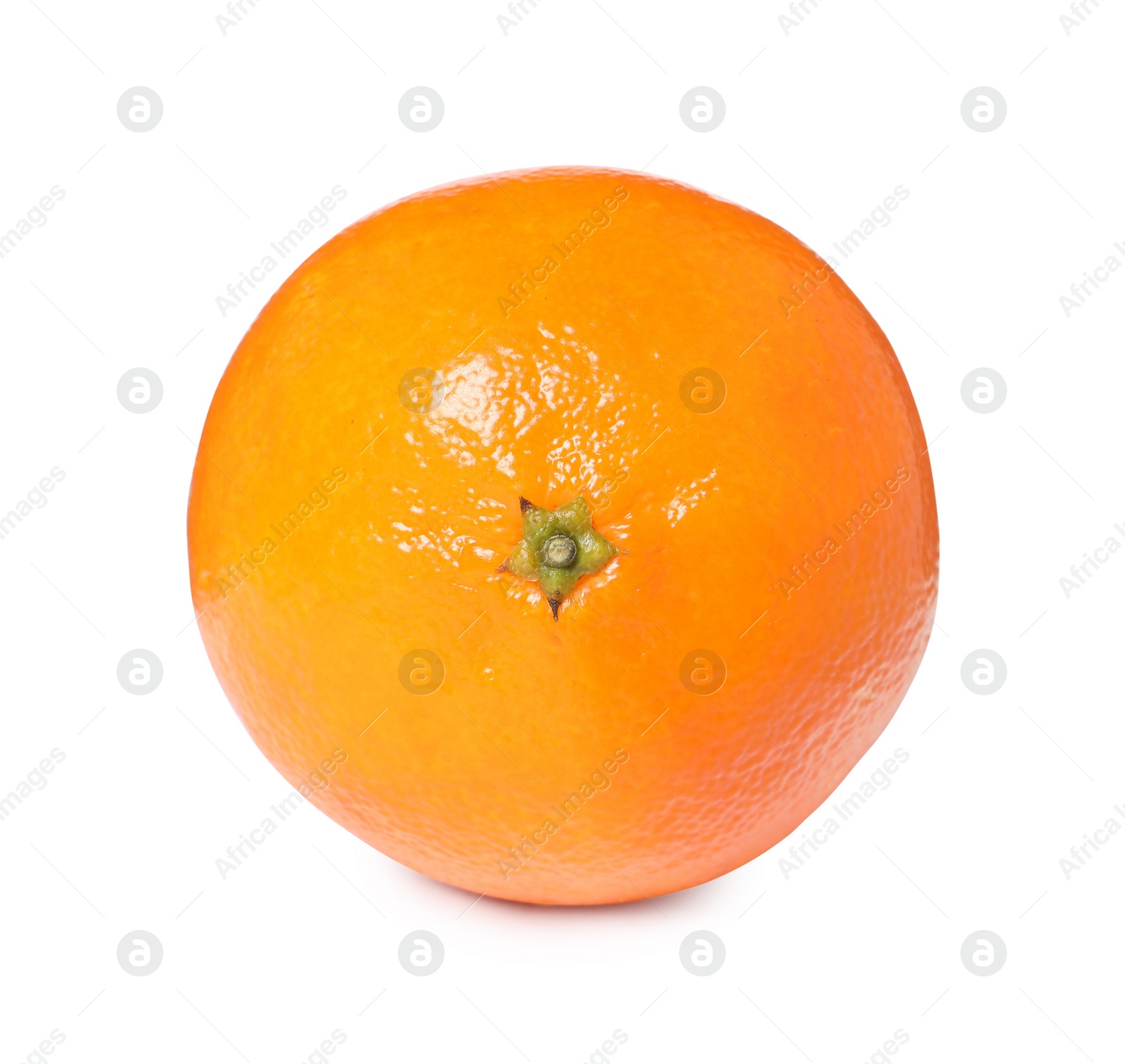 Photo of Fresh ripe juicy tangerine isolated on white