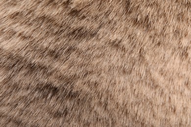 Photo of Texture of faux fur as background, closeup