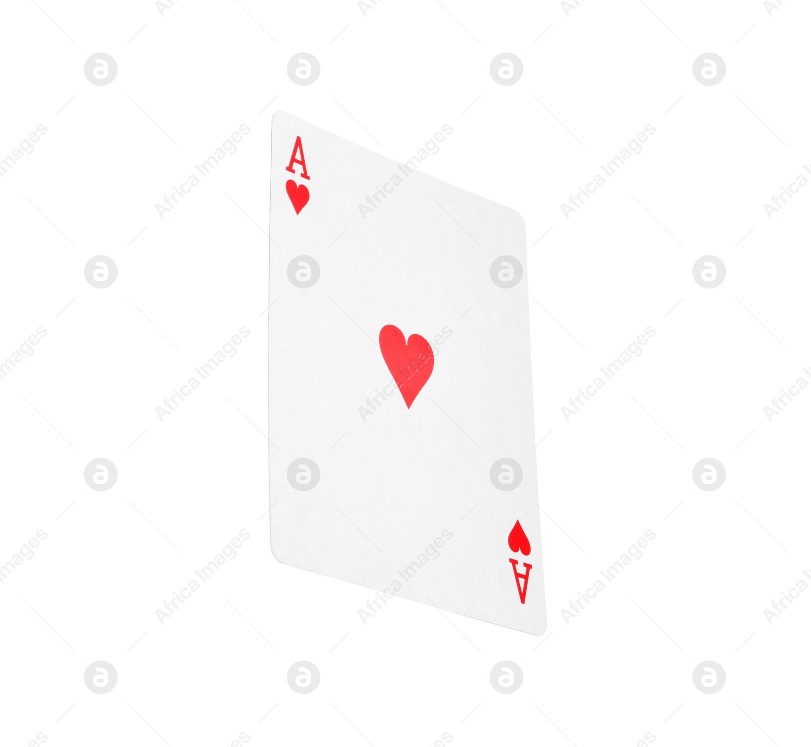 Photo of Playing card isolated on white. Poker game