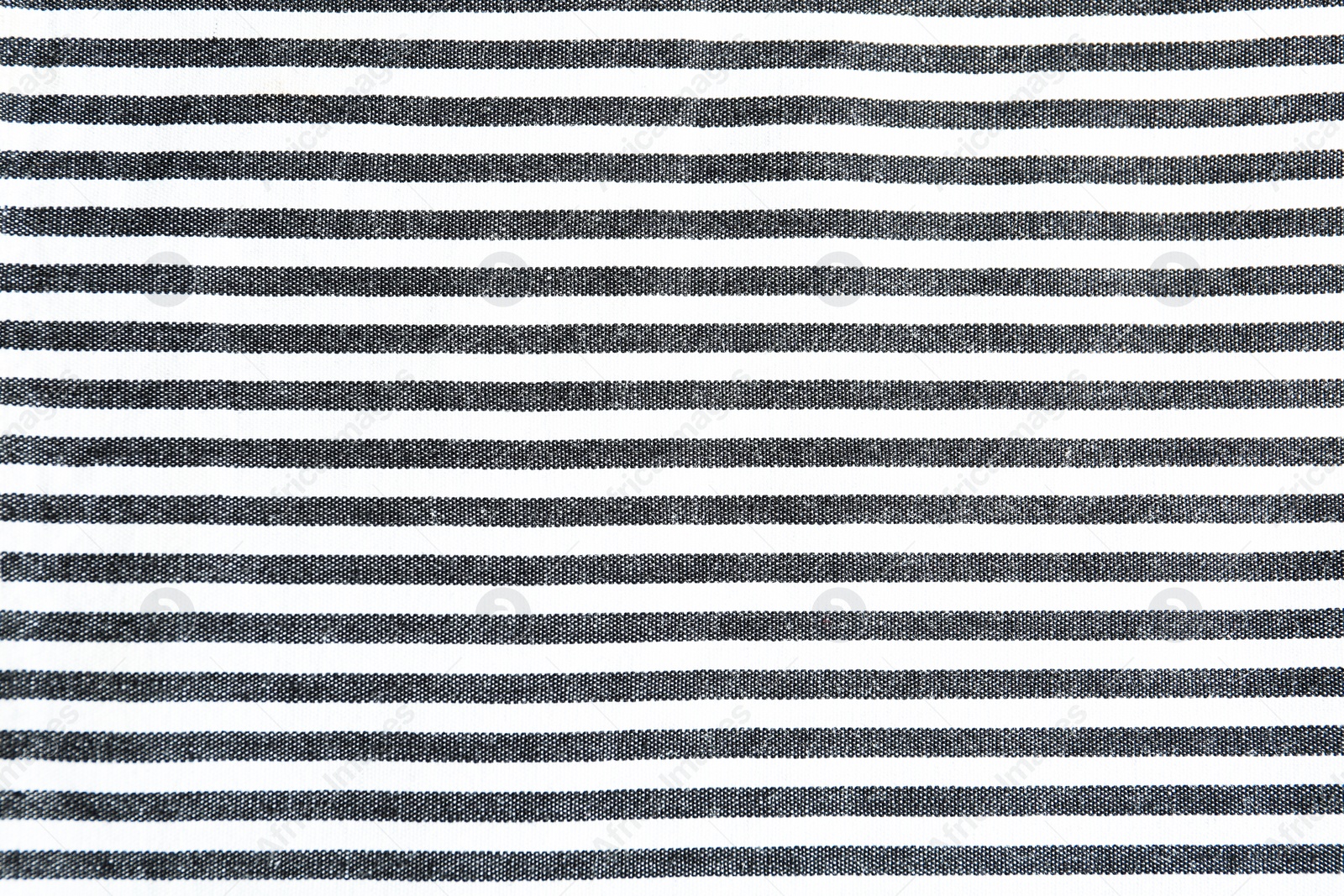 Photo of Texture of white striped fabric as background, closeup