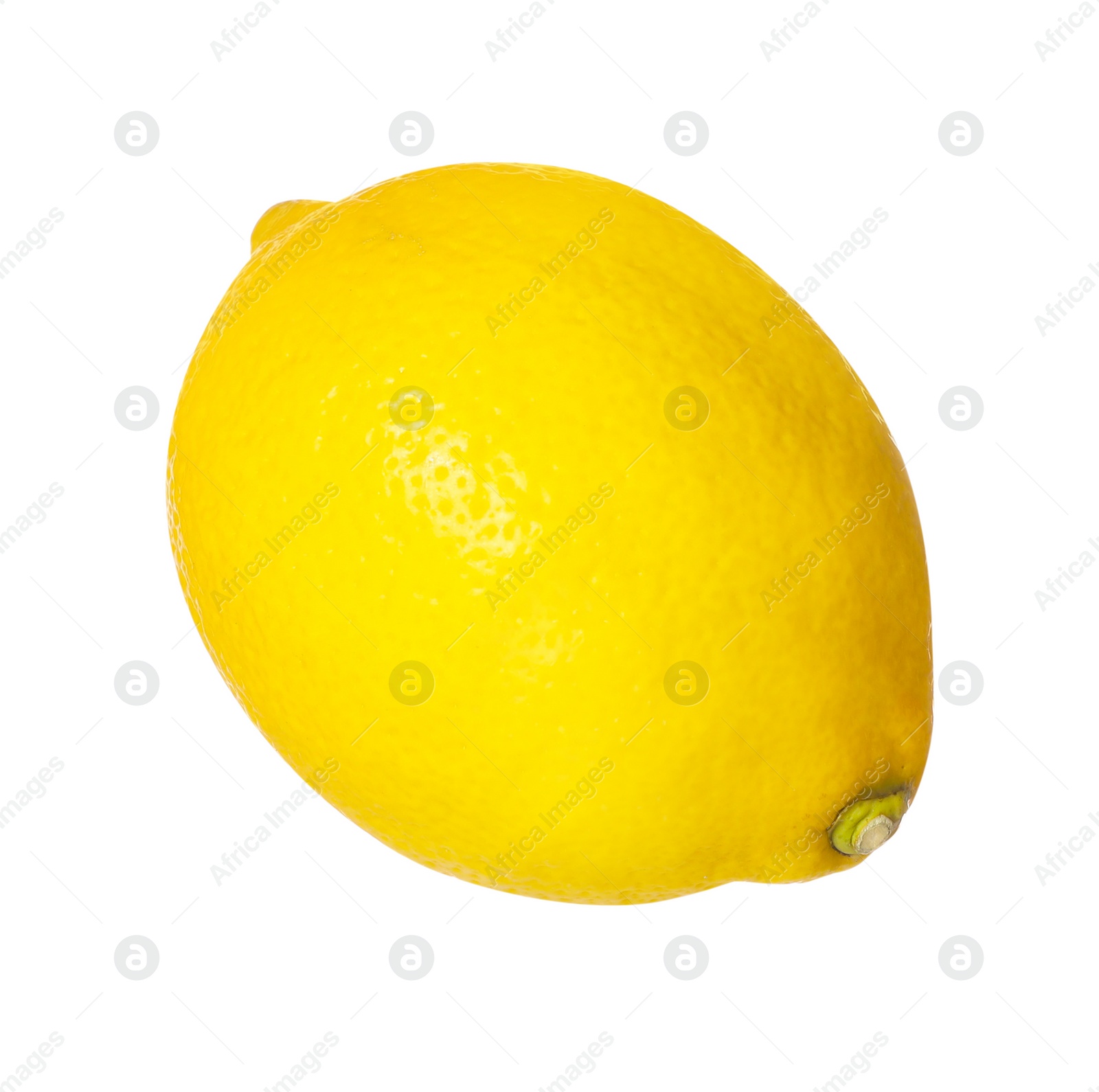 Photo of Fresh ripe whole lemon isolated on white