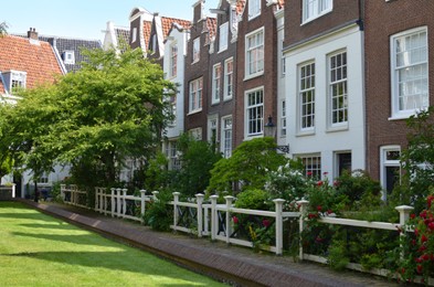 Photo of Beautiful view of modern buildings outdoors on sunny day