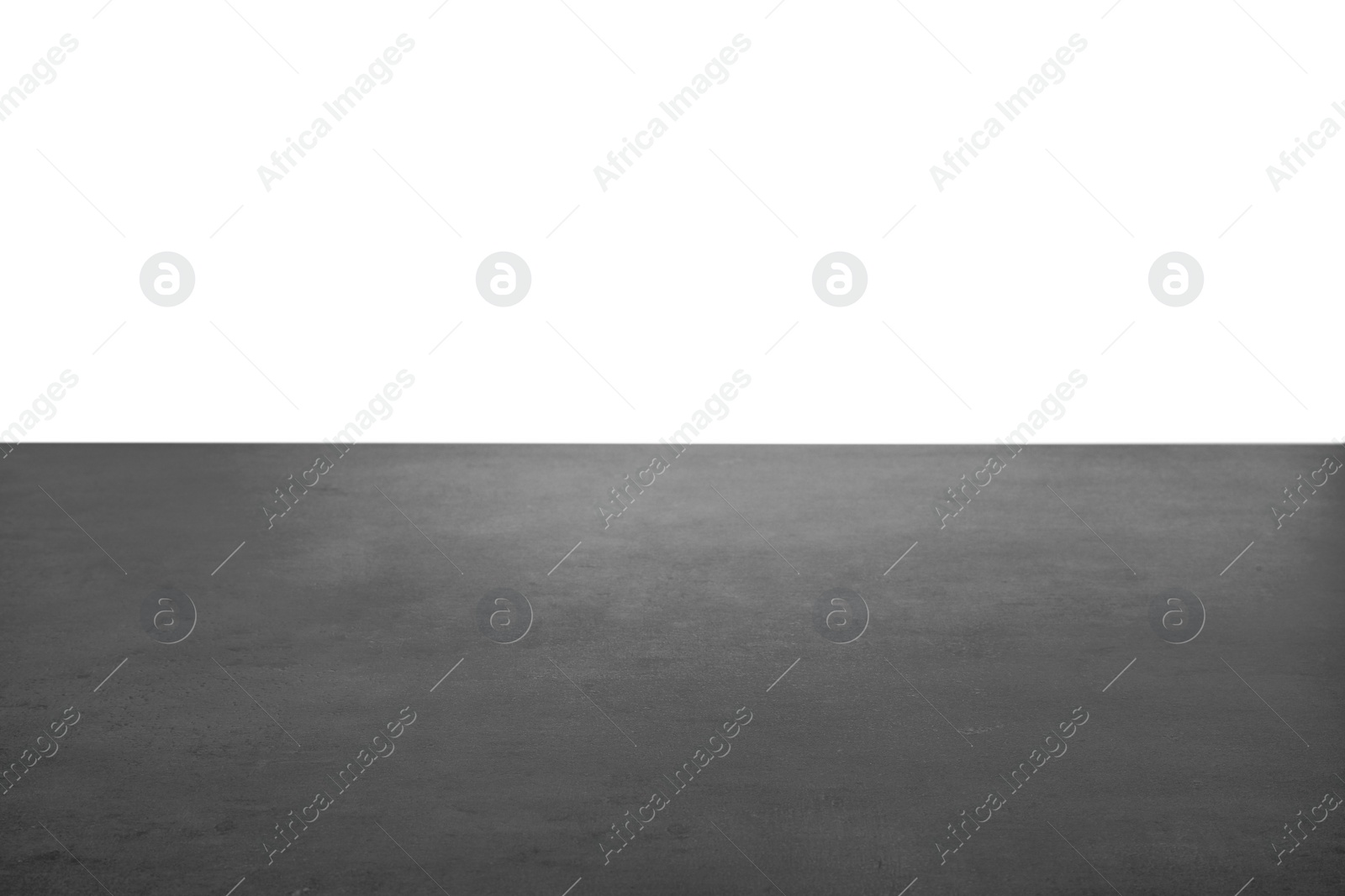 Photo of Empty stone surface against white background. Mockup for design