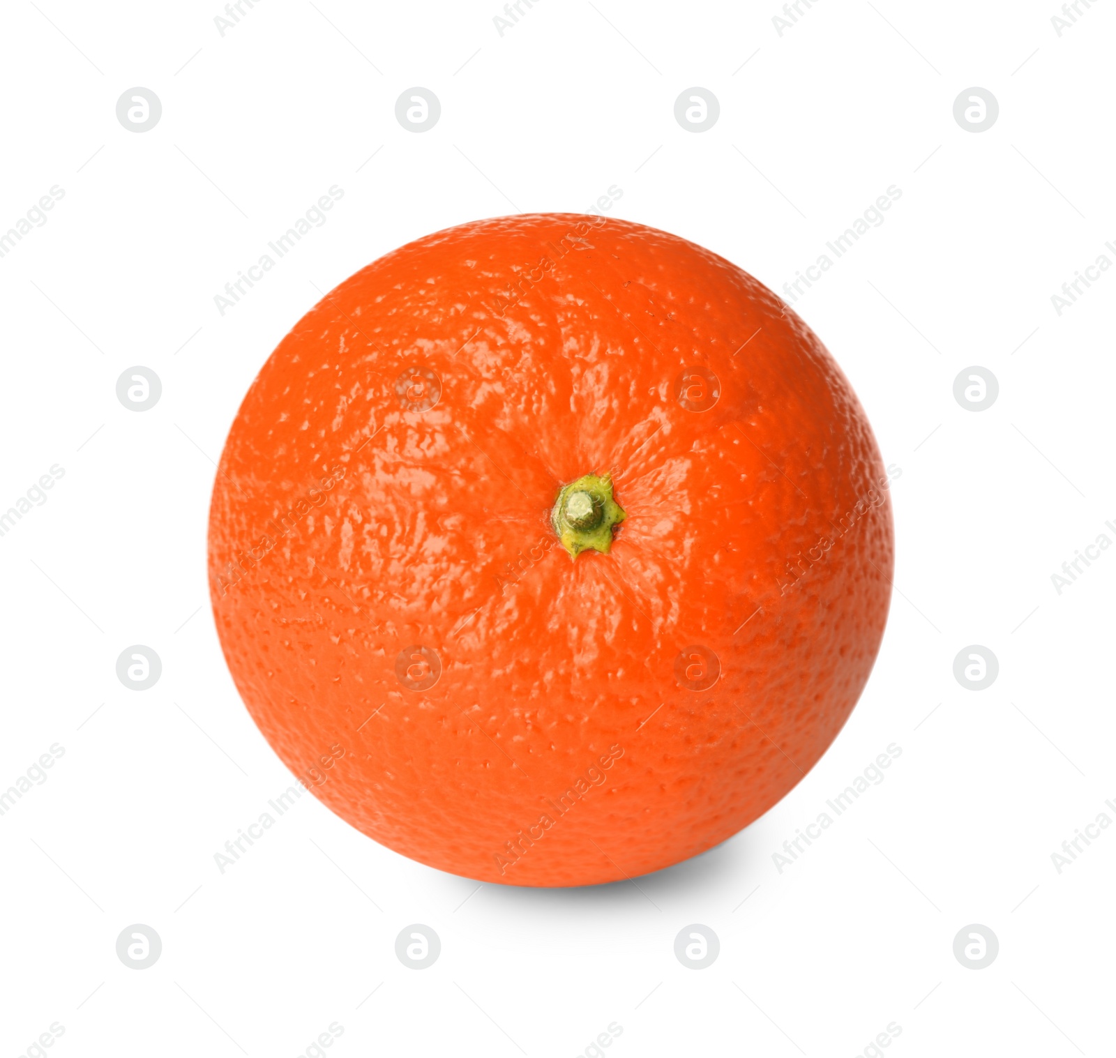 Photo of Delicious fresh ripe orange isolated on white