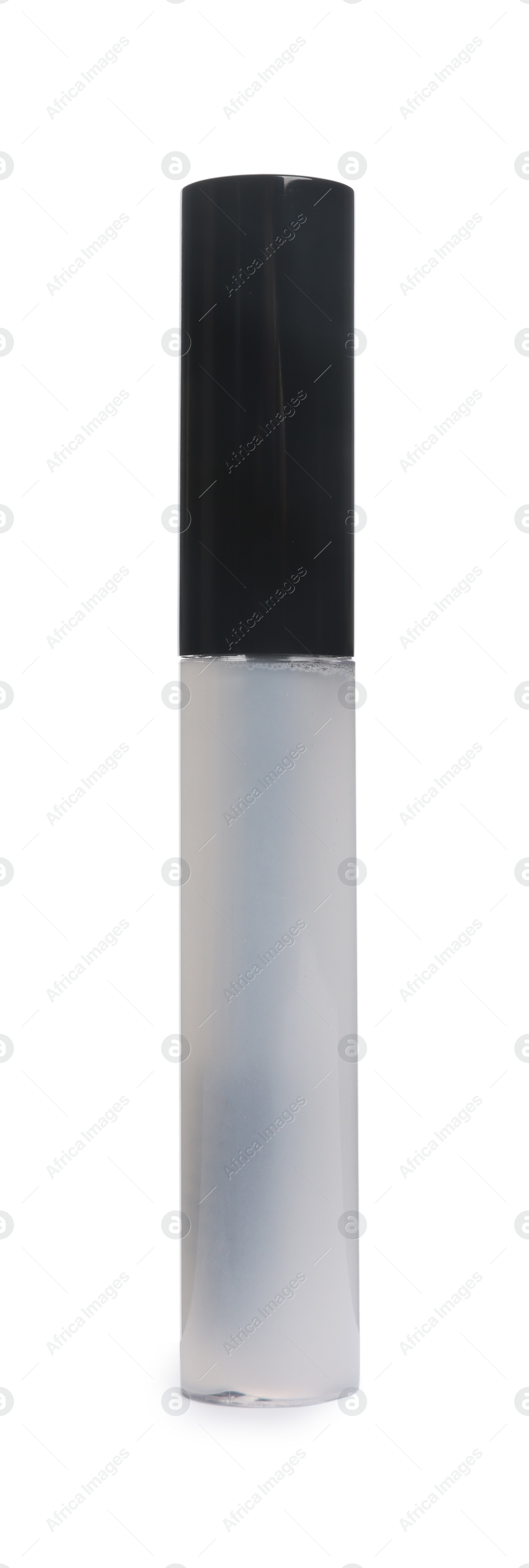 Photo of Tube of eyelash oil isolated on white