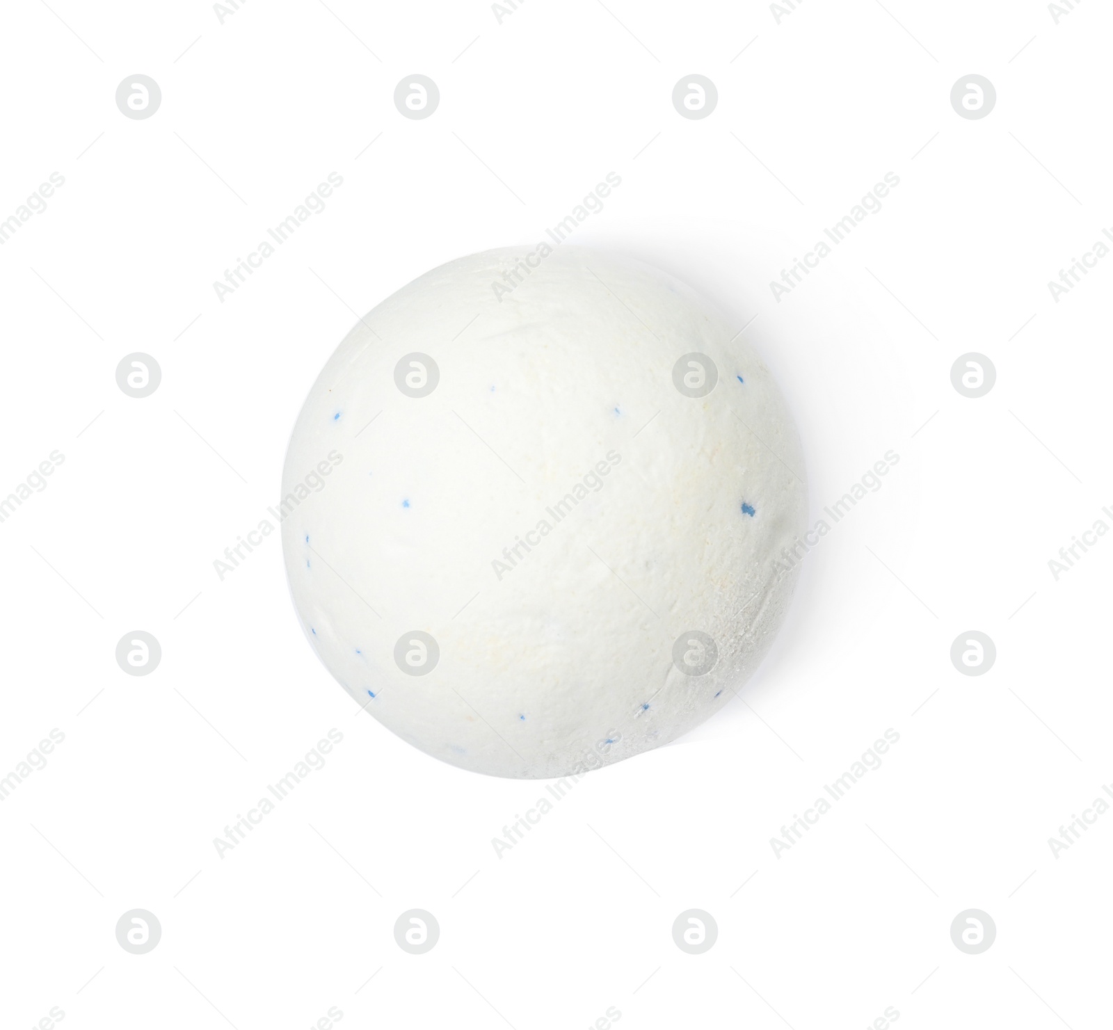 Photo of Bath bomb on white background. Spa product