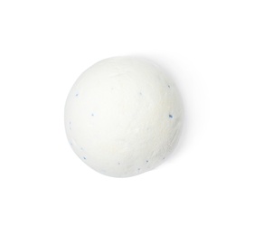 Photo of Bath bomb on white background. Spa product