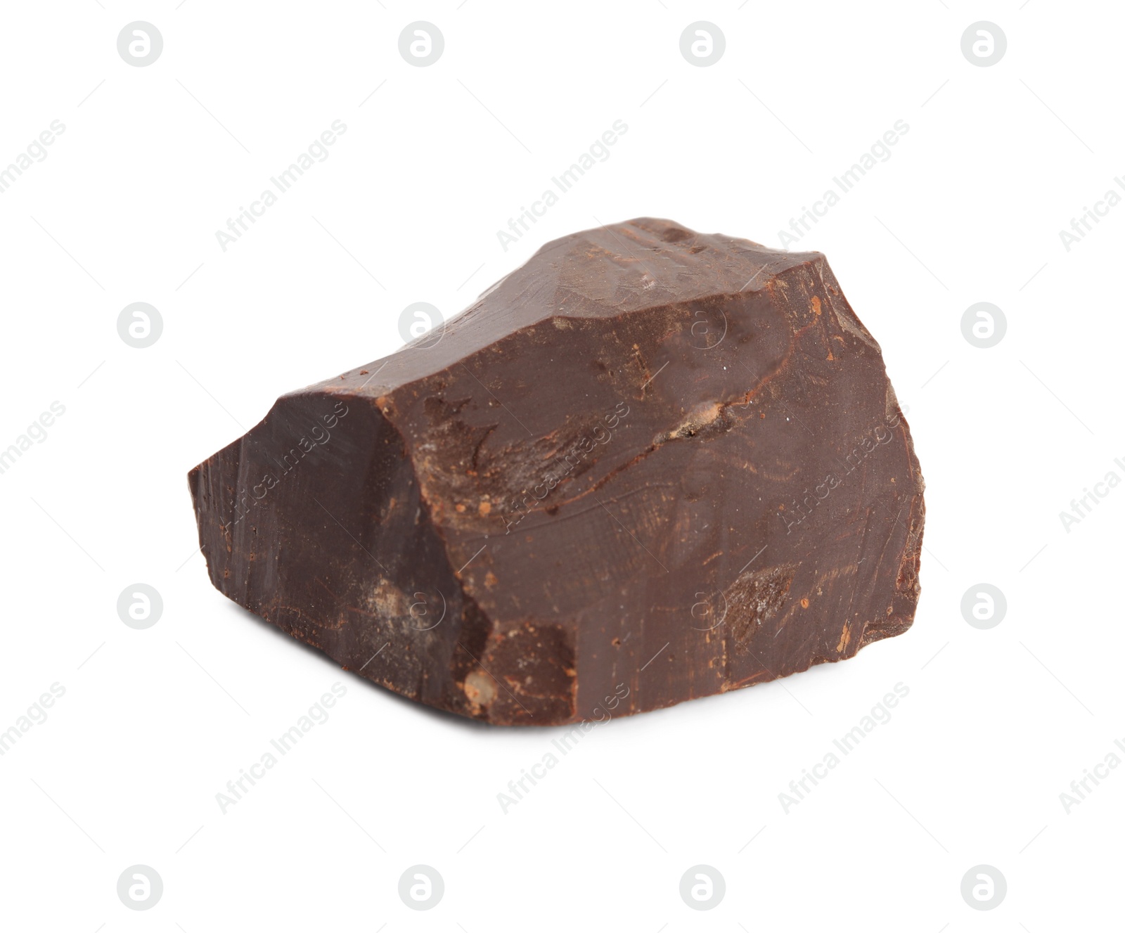 Photo of Piece of tasty chocolate isolated on white