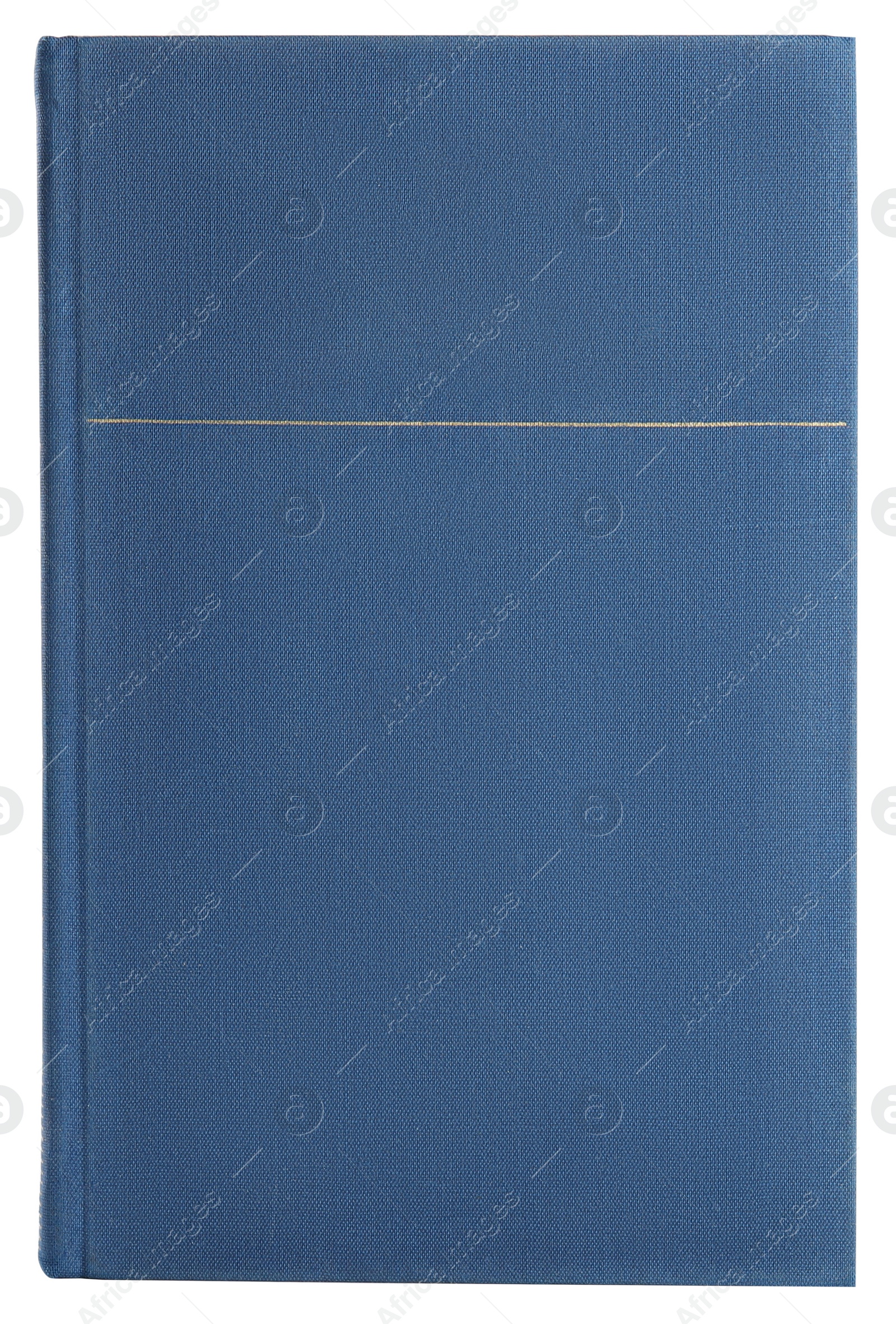 Photo of Closed color hardcover book isolated on white