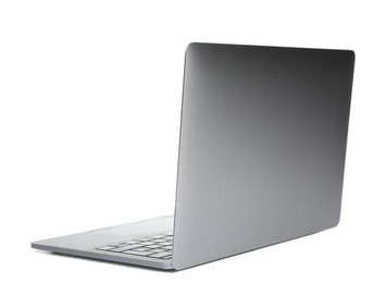 Laptop on white background. Modern technology