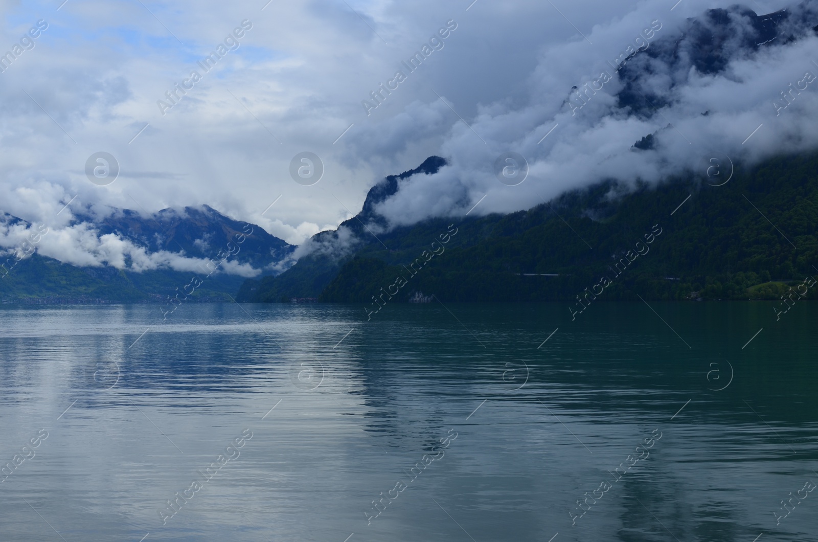 Photo of Picturesque view of beautiful river in mountains