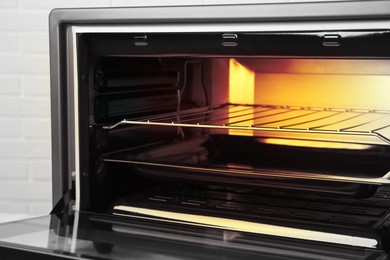 Photo of One electric oven, closeup view. Cooking appliance