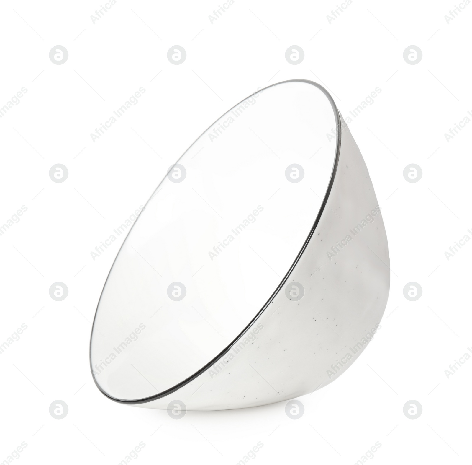 Photo of Clean empty ceramic bowl isolated on white