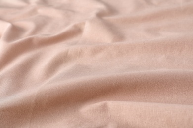 Photo of Texture of textile table napkin, closeup view