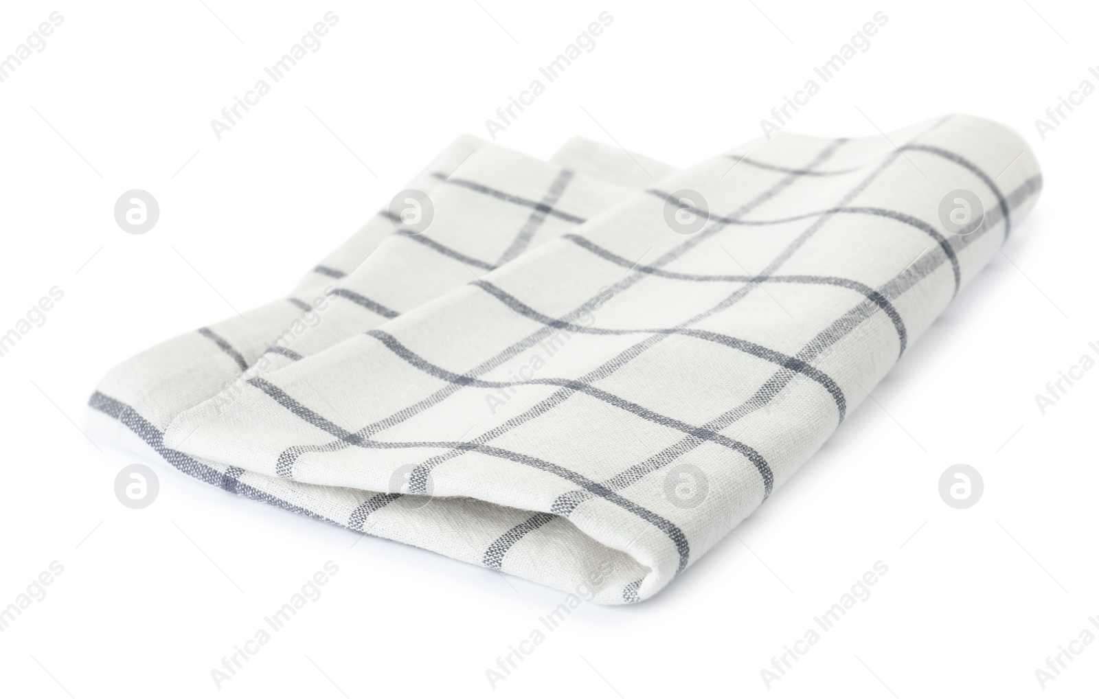 Photo of Fabric napkin for table setting on white background