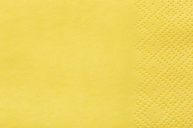 Photo of Clean paper napkin as background, top view