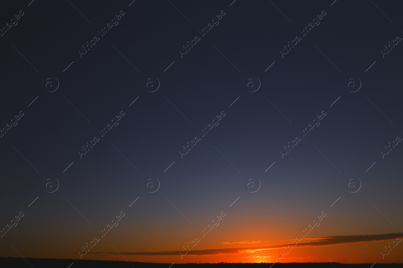 Photo of Picturesque view of beautiful sunrise. Morning sky