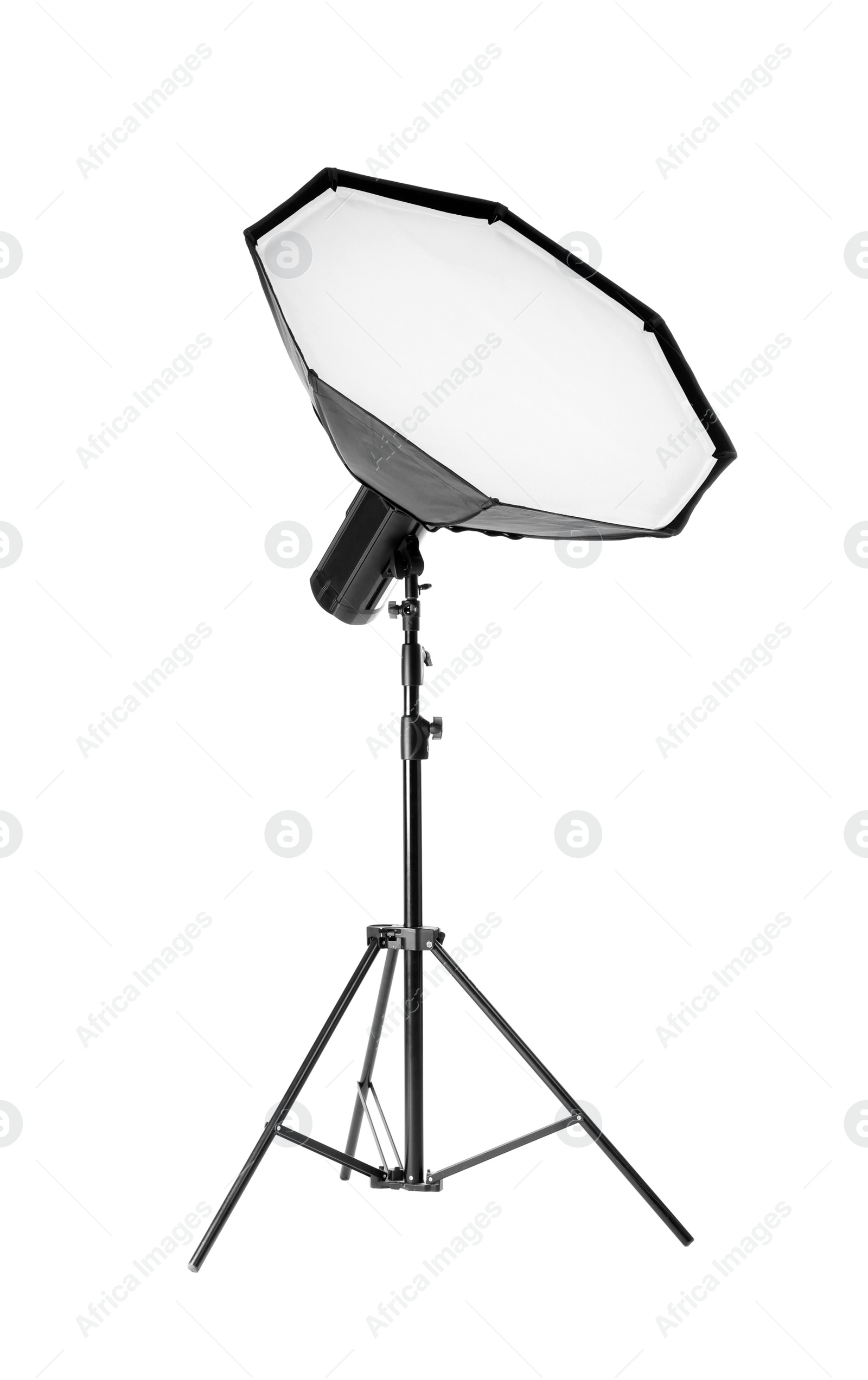 Photo of Studio lighting on white background. Food photography