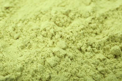 Natural celery powder as background, closeup view