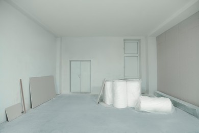 Photo of Room in apartment during repair. Home renovation