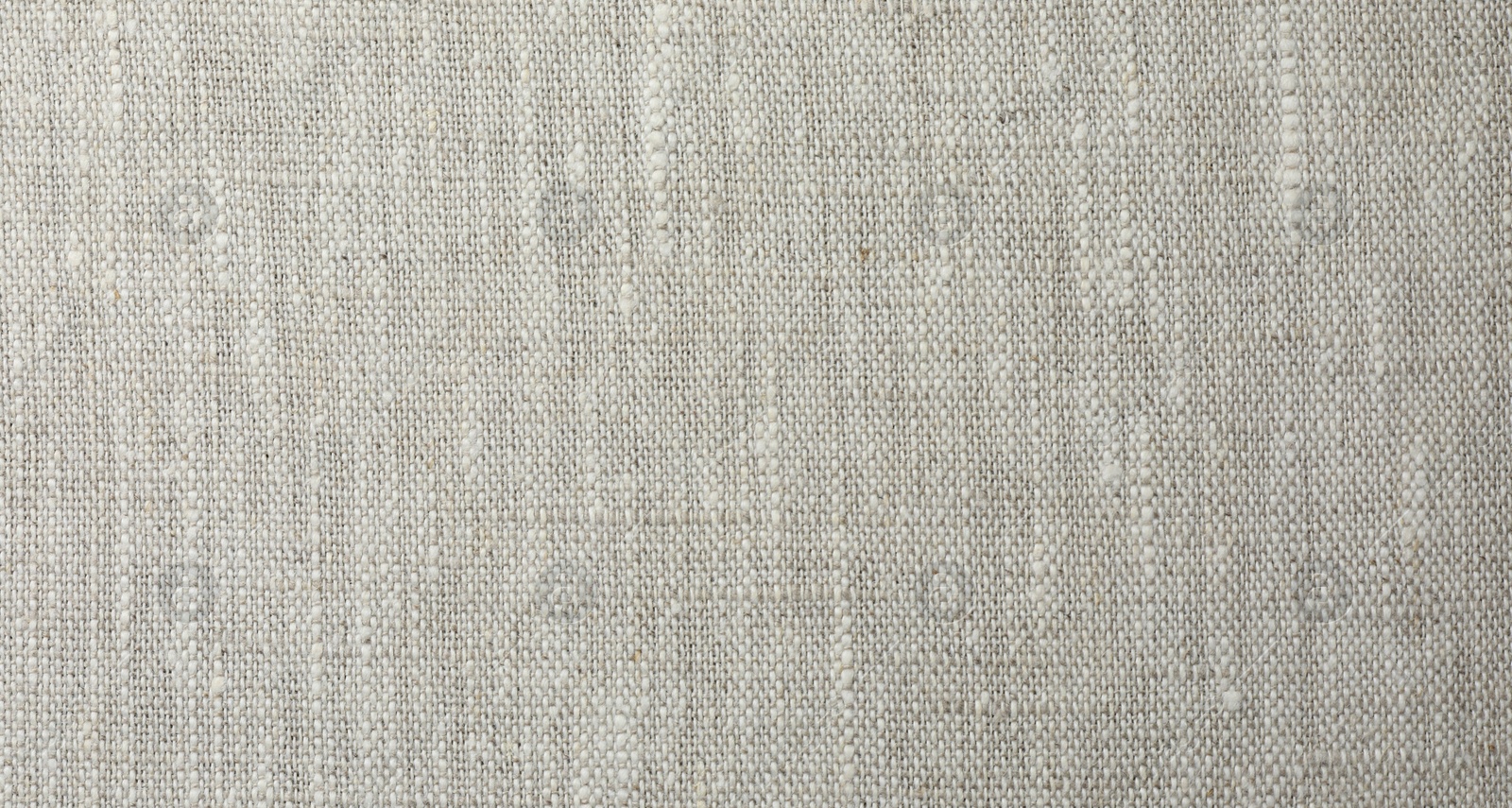 Photo of Texture of light grey fabric as background, top view