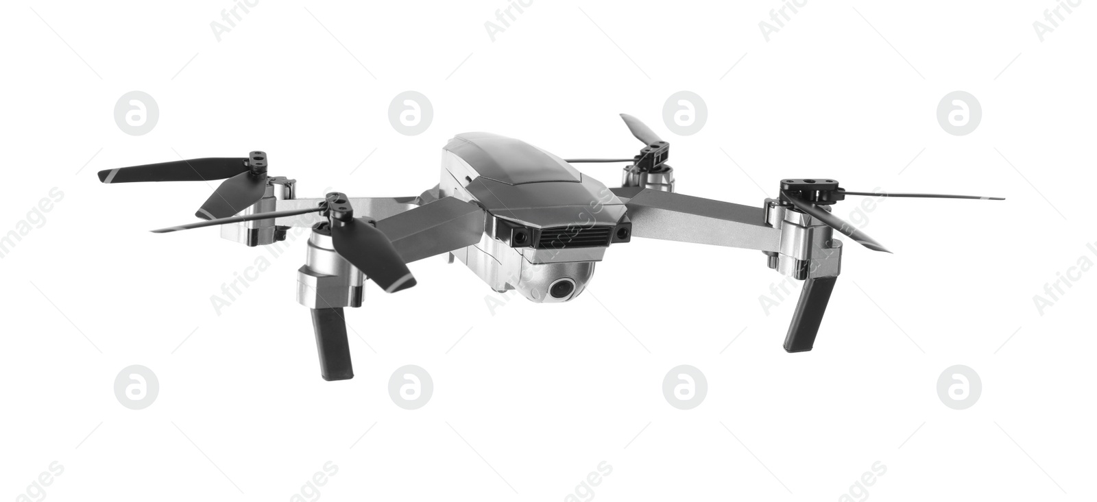 Photo of Modern drone with camera isolated on white