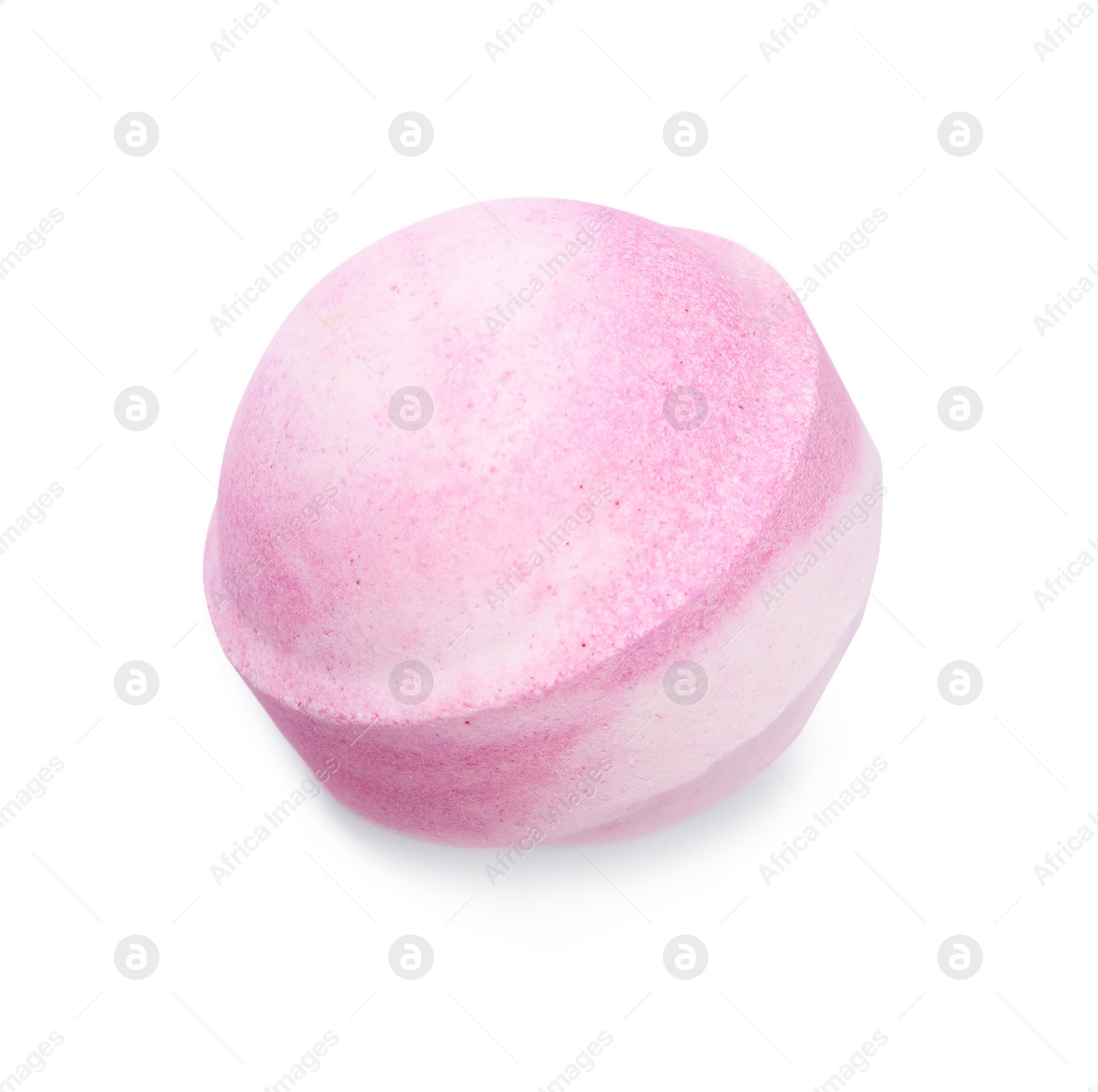 Photo of Bath bomb on white background. Spa product