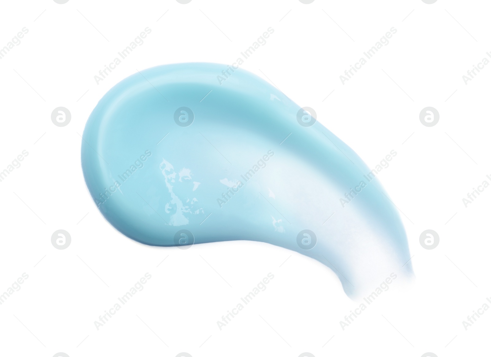 Photo of Sample of hand cream on light background, top view