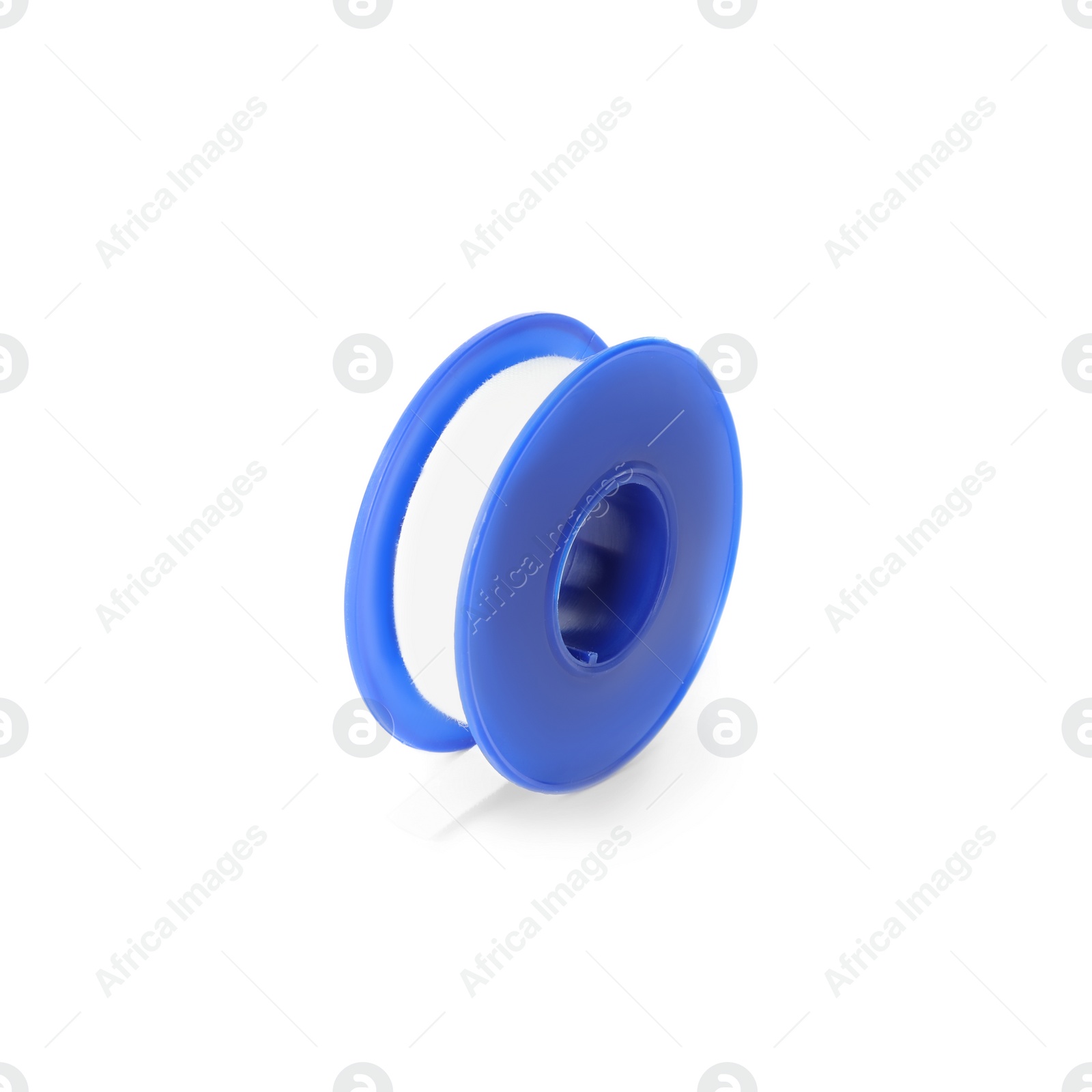 Medical sticking plaster roll isolated on white Photo of Medical sticking plaster roll isolated on white