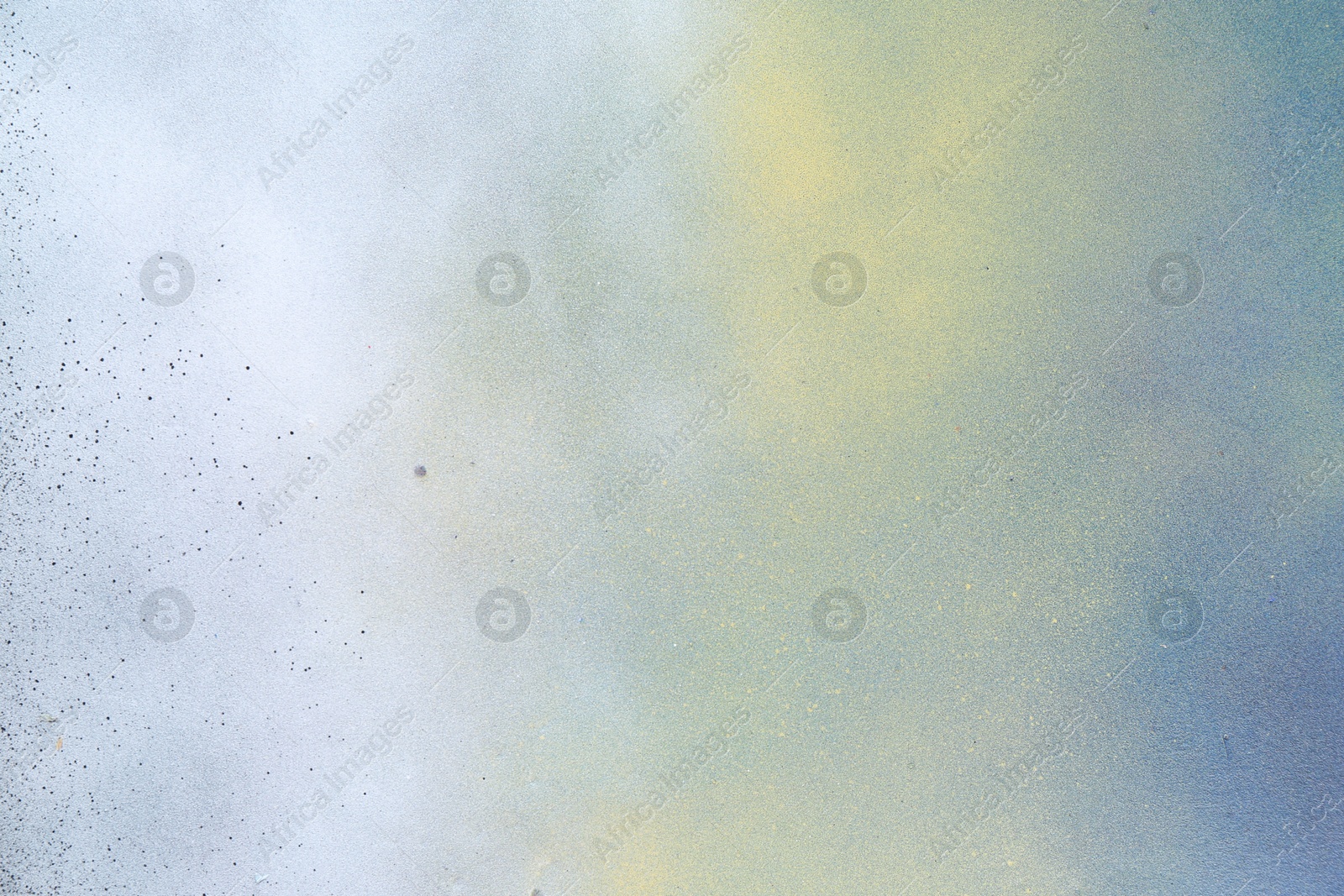 Photo of Texture of abstract spray paint as background, top view