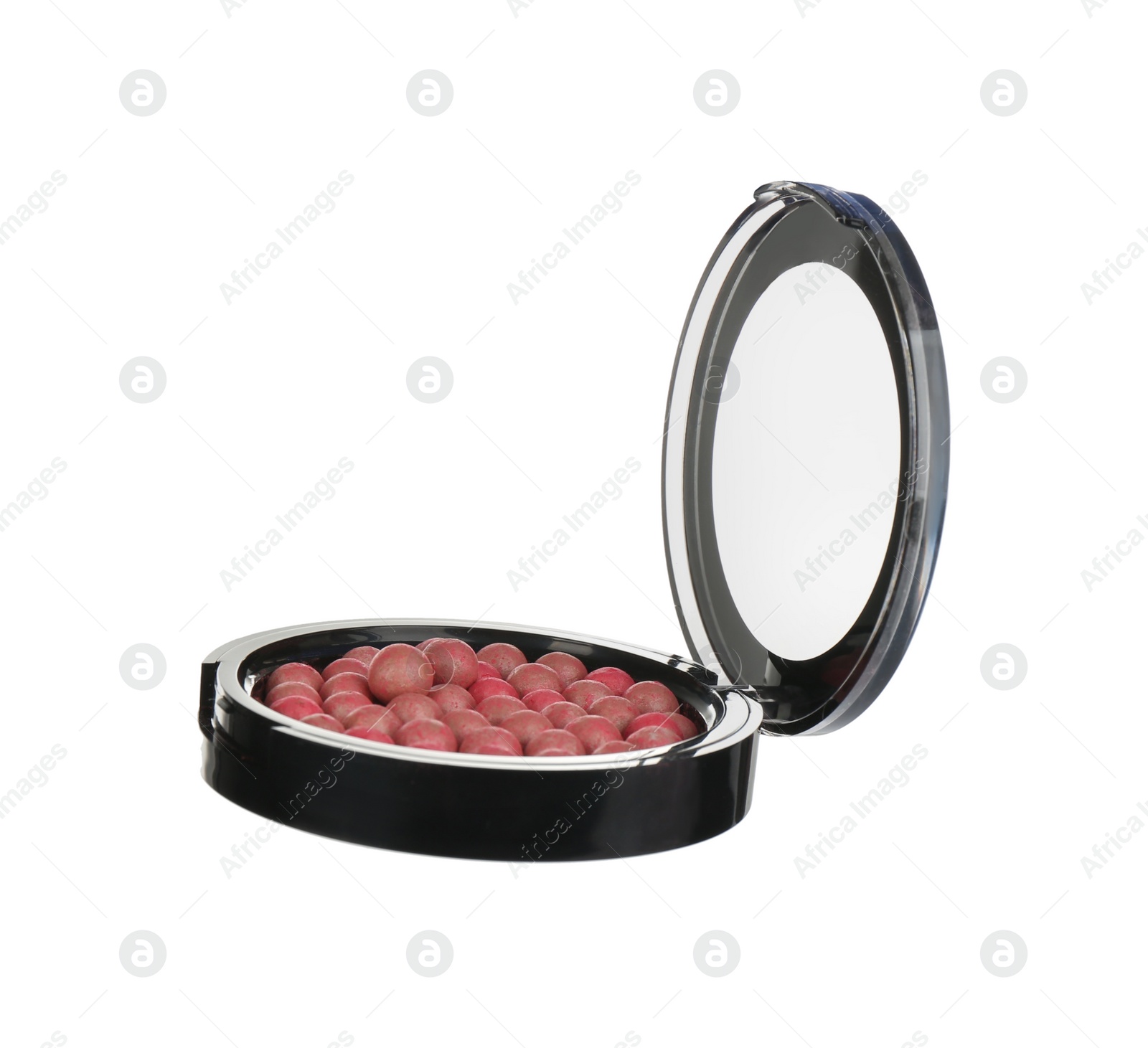 Photo of Luxury blusher isolated on white. Makeup product