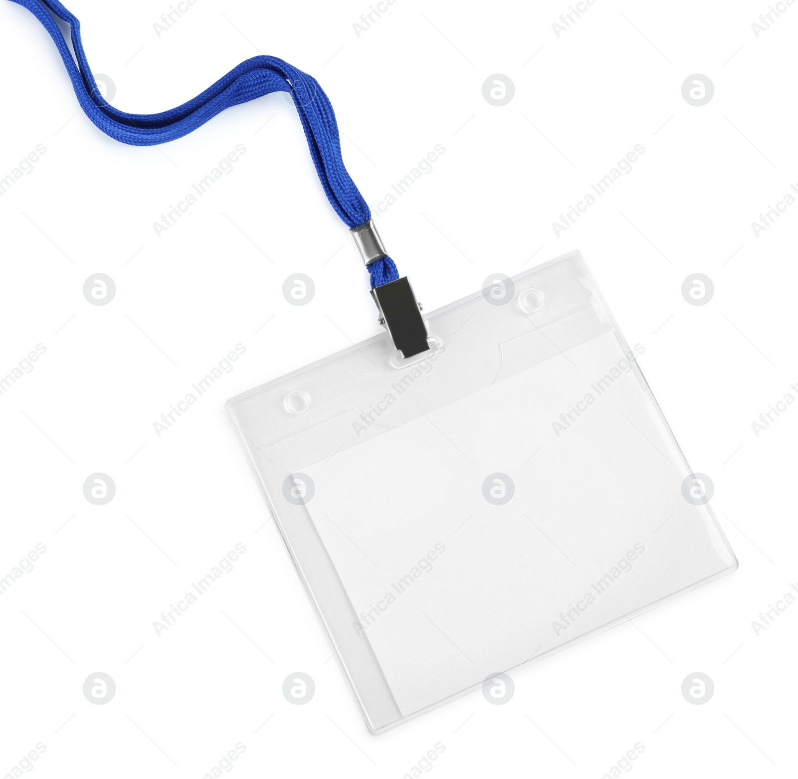 Photo of Blank badge on white background. Mockup for design