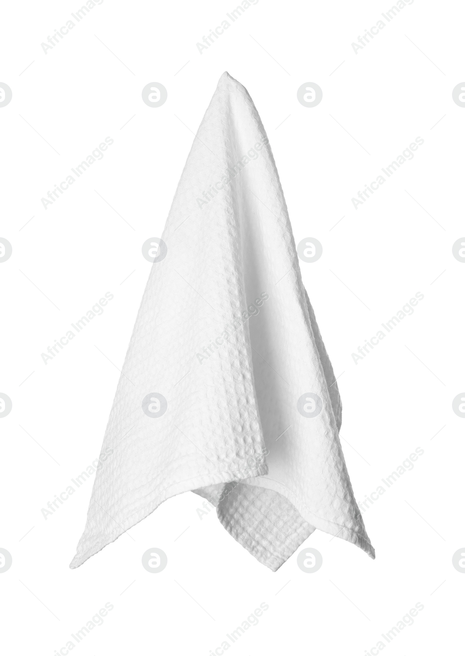 Photo of Soft clean kitchen towel isolated on white