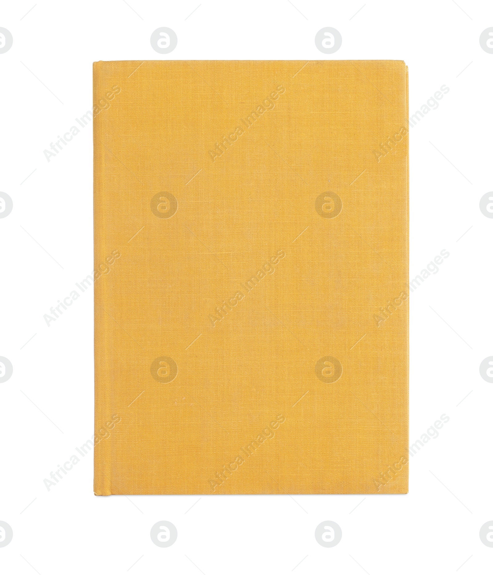 Photo of Closed old hardcover book isolated on white