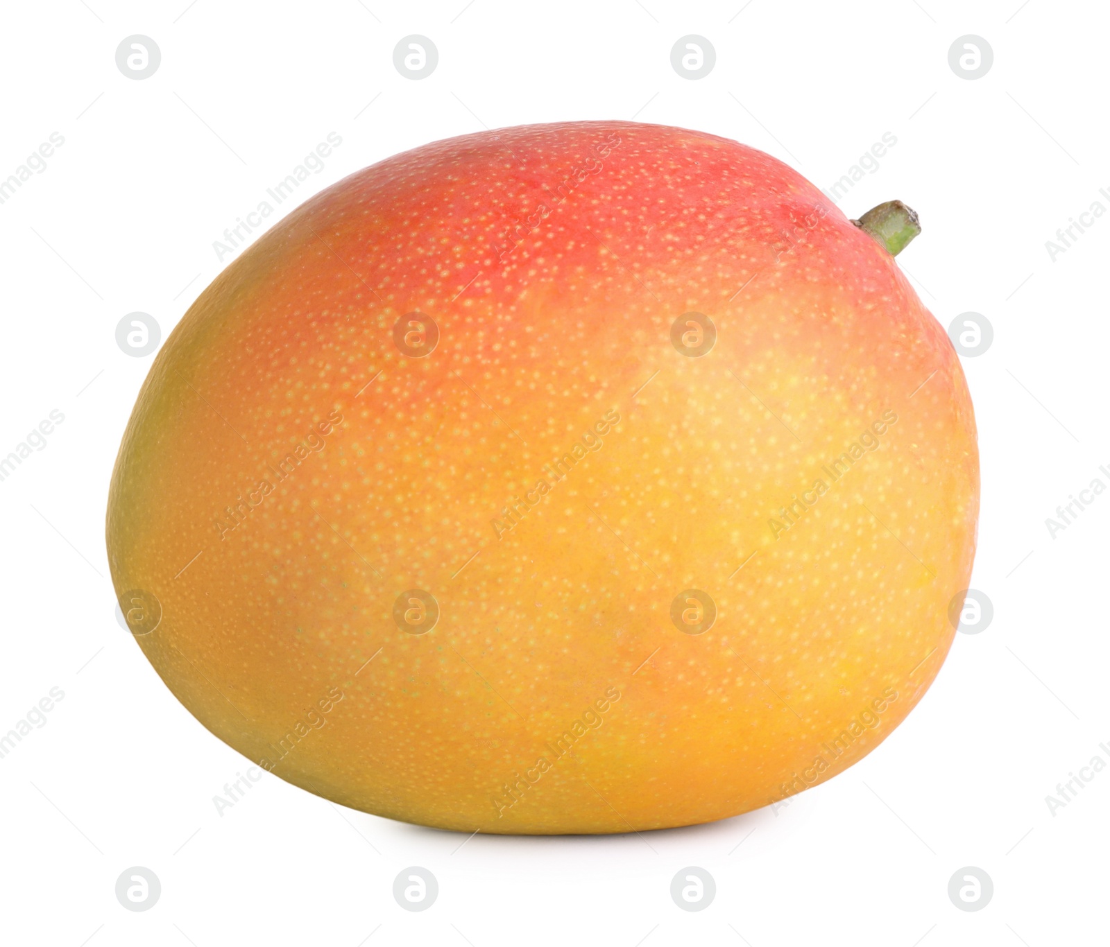 Photo of Delicious ripe juicy mango isolated on white