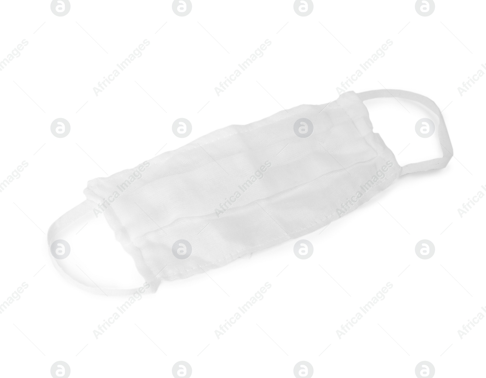 Photo of Gauze medical face mask isolated on white