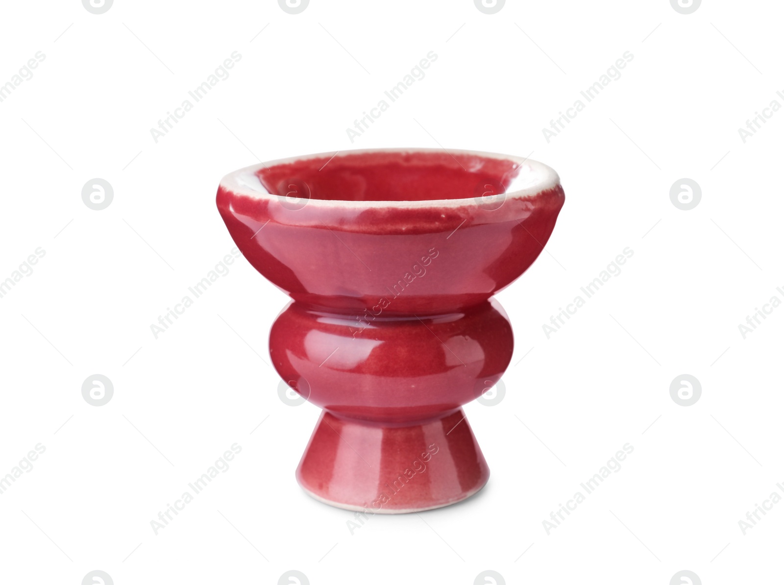 Photo of Empty hookah bowl for tobacco isolated on white