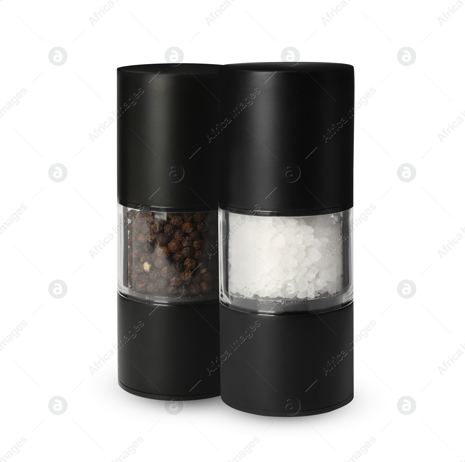 Image of Salt and pepper mills isolated on white