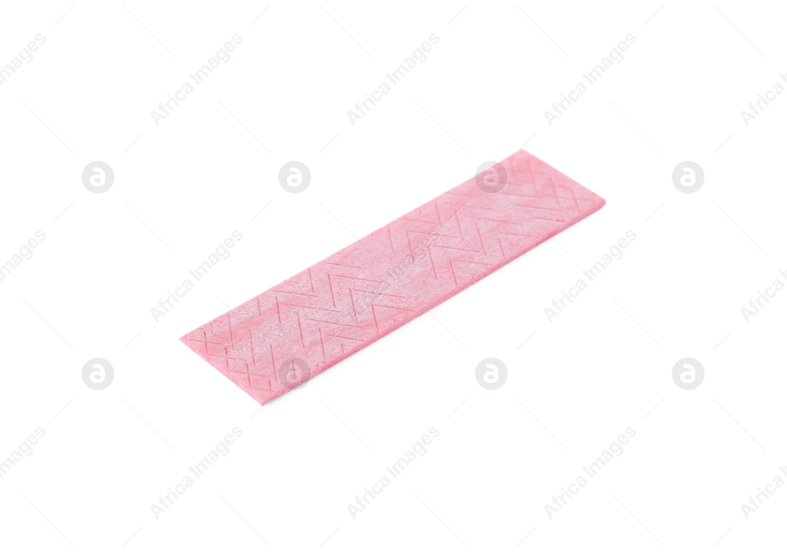 Photo of Stick of tasty chewing gum isolated on white