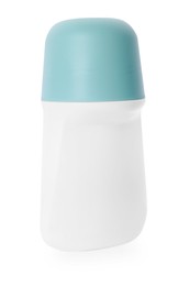 One roll-on deodorant isolated on white. Personal care product