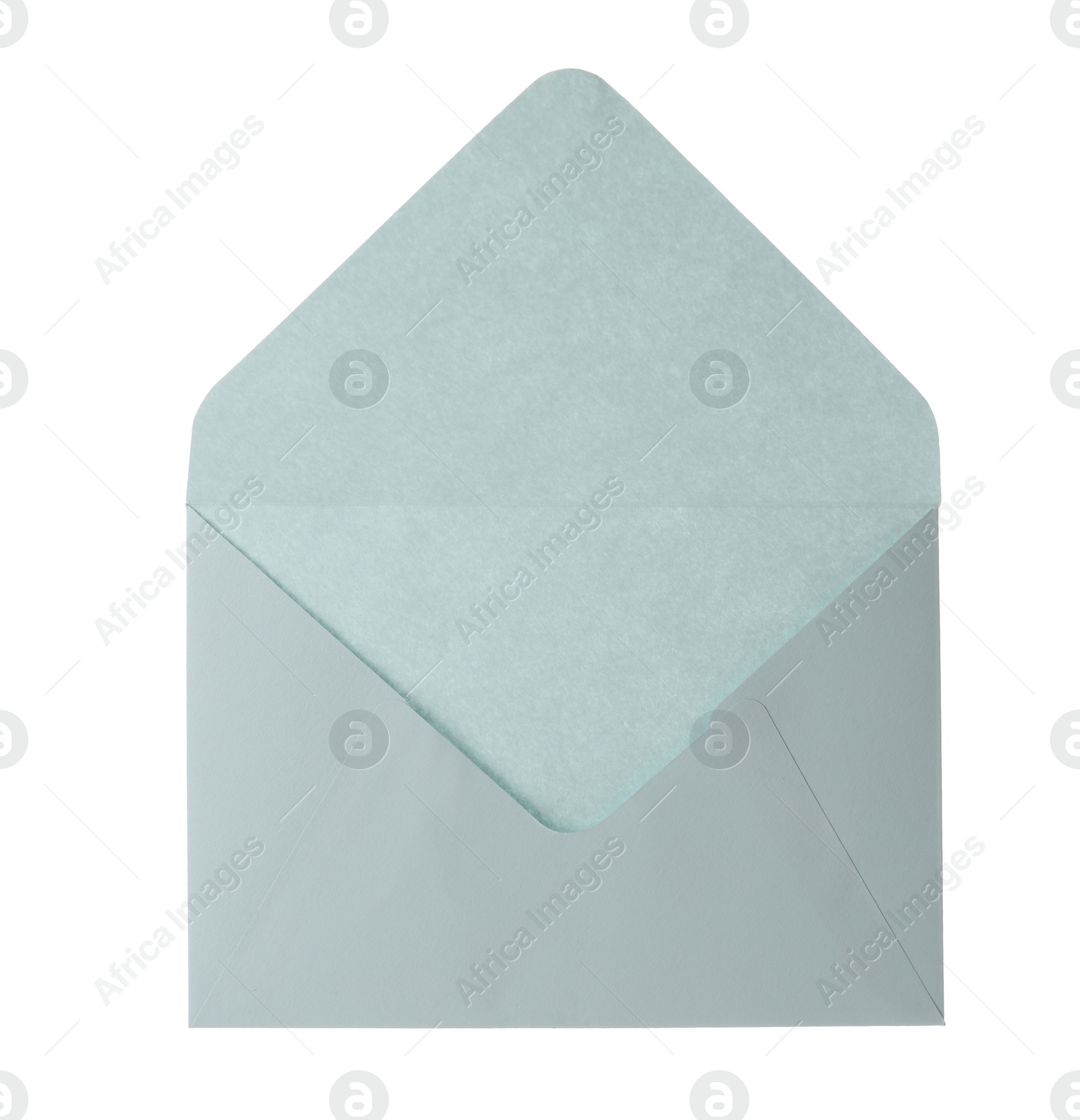 Photo of Light grey paper envelope isolated on white. Mail service