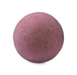 Photo of One bright bath bomb isolated on white