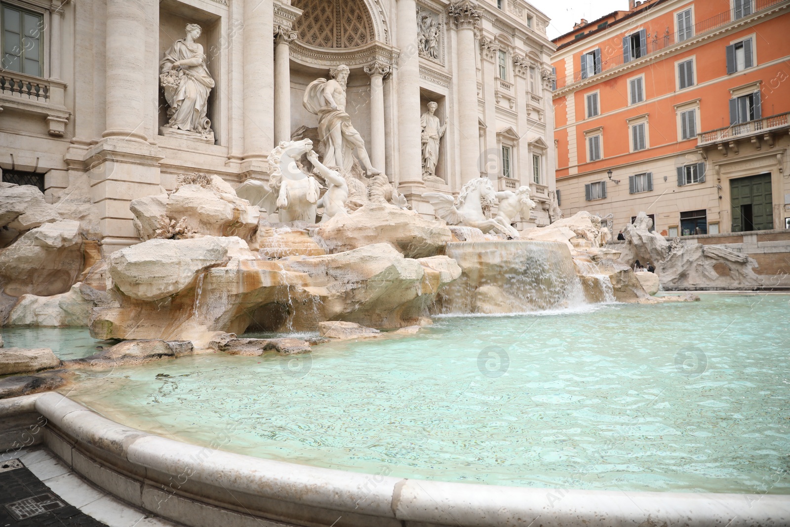 Photo of ROME, ITALY - FEBRUARY 5, 2024: Beautiful Trevi fountain outdoors