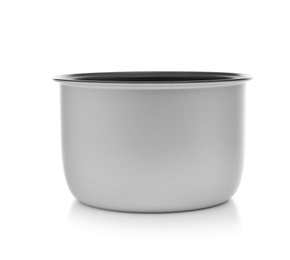 Photo of Modern multi cooker inner bowl on white background