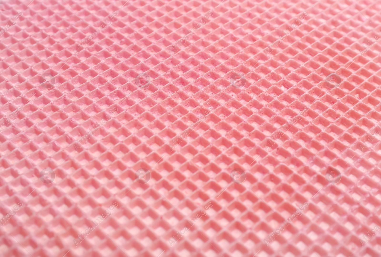 Photo of Tasty wafer as background, closeup. Crispy food