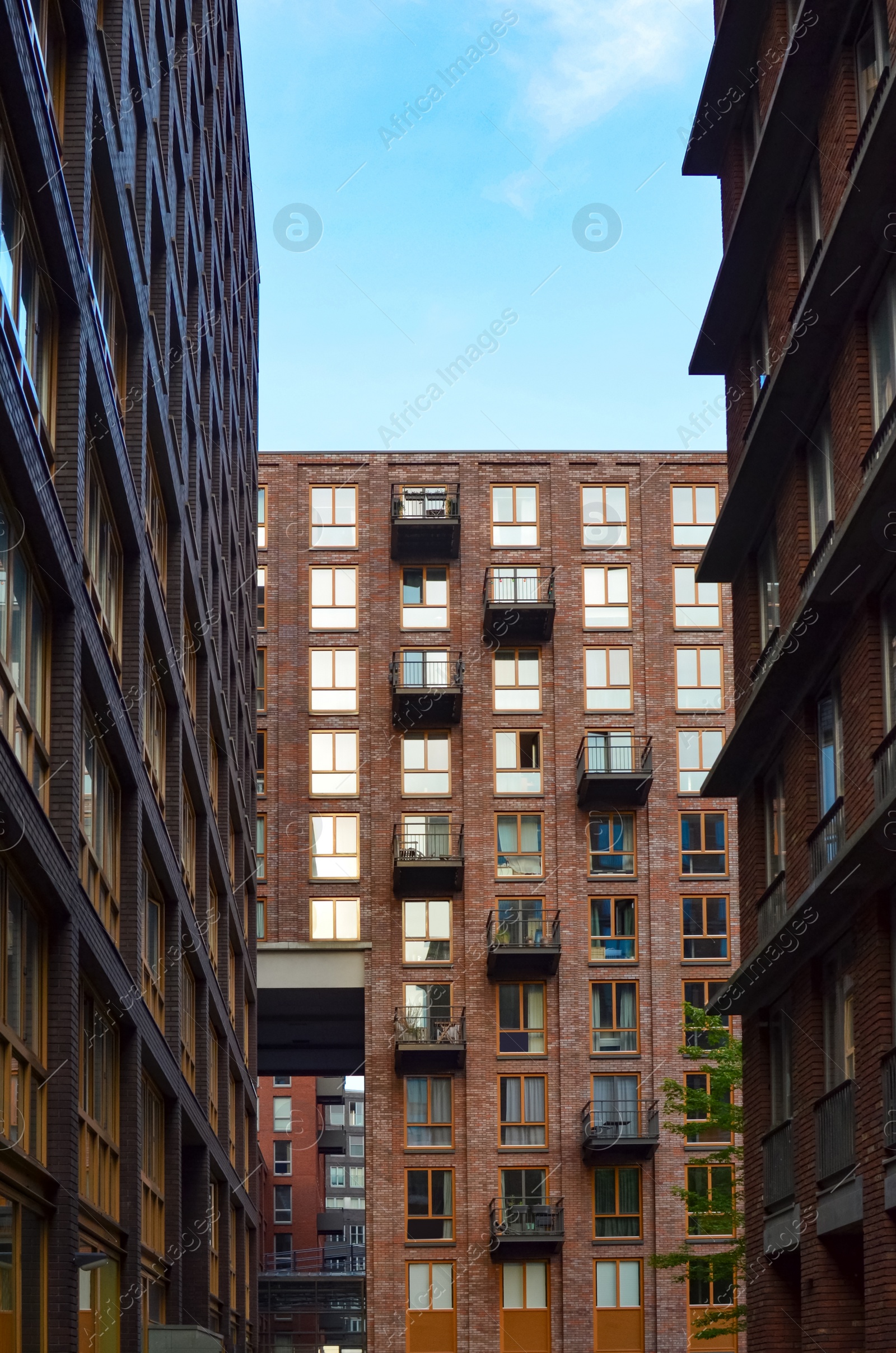 Photo of Beautiful view of modern buildings outdoors on sunny day