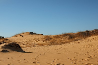 Photo of Picturesque view of desert on sunny day